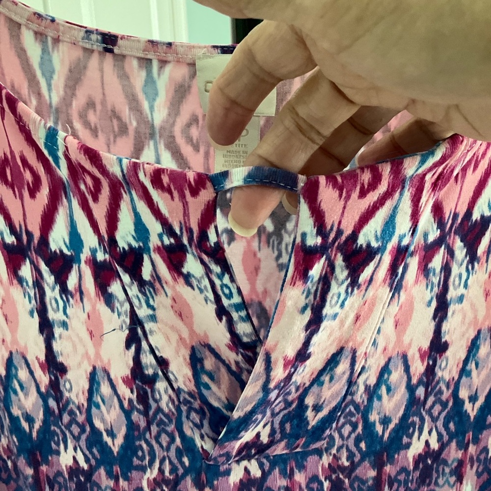 Chico's Multicolor Patterned Dress - Picture 3 of 8
